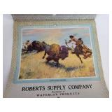 1948 "The Hunting and Fishing Calendar" and Portfolio of (11) Prints of Upland Game Birds of North America by Bob Kuhn (Remington Game Art Collection)