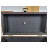 Pair of Vintage Pyrography Wood Boxes for Gloves, Scarves, Stockings, and More