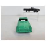 Vintage Tootsie Toys - Black Chrysler and Aqua Ford Thunderbird