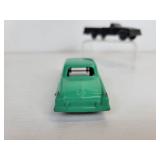 Vintage Tootsie Toys - Black Chrysler and Aqua Ford Thunderbird