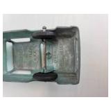 Vintage Tootsie Toys - Black Chrysler and Aqua Ford Thunderbird