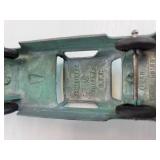 Vintage Tootsie Toys - Black Chrysler and Aqua Ford Thunderbird