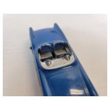 Vintage Tootsie Toys - Blue Chevy Corvette and Blue Chevy Fastback Coupe