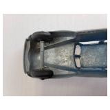 Vintage Tootsie Toys - Blue Chevy Corvette and Blue Chevy Fastback Coupe