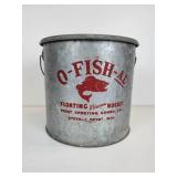 Vintage O-FISH-AL Floating Minnow Bucket