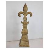 Lot of Home Décor - Candle Lantern and Fleur-de-Lis