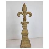 Lot of Home Décor - Candle Lantern and Fleur-de-Lis