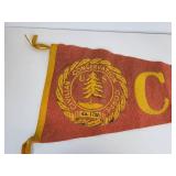 Lot of (3) Vintage Felt Pennants - Civilian Conservation Corps, Dunnigan Lake, and Itasca State Park