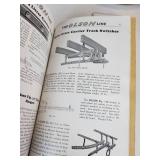 Tall Galvanized Bucket, Wooden Clogs, and "The Olson Line" 1930 Sales Magazine from Albert Lea, MN