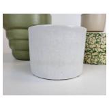 Pair of Robinson Ransbottom Crocks, Haeger Planter 3789-8, and Unmarked White Crock