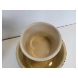 Pair of Robinson Ransbottom Crocks, Haeger Planter 3789-8, and Unmarked White Crock