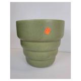 Pair of Robinson Ransbottom Crocks, Haeger Planter 3789-8, and Unmarked White Crock