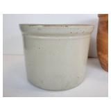 Lot of (2) Crocks and Terra Cotta Plant Pot