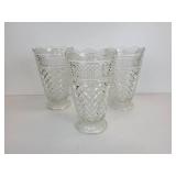 Lot of (3) Large Glass Vases - NO SHIPPING