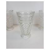 Lot of (3) Large Glass Vases - NO SHIPPING