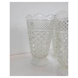 Lot of (3) Large Glass Vases - NO SHIPPING