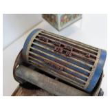 Vintage Tin Litho Toys - Marx Rotary Printing Press and Marx Daredevil Flyer Airplane Skyscraper