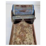 Vintage Tin Litho Toys - Marx Rotary Printing Press and Marx Daredevil Flyer Airplane Skyscraper