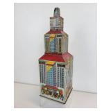 Vintage Tin Litho Toys - Marx Rotary Printing Press and Marx Daredevil Flyer Airplane Skyscraper