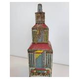 Vintage Tin Litho Toys - Marx Rotary Printing Press and Marx Daredevil Flyer Airplane Skyscraper