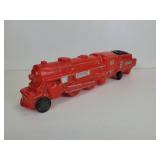 EMPIRE Vintage Red Blow Mold Toy Train Engine on Wheels