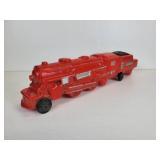 EMPIRE Vintage Red Blow Mold Toy Train Engine on Wheels