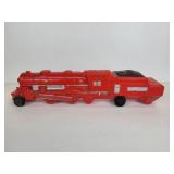 EMPIRE Vintage Red Blow Mold Toy Train Engine on Wheels