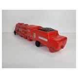 EMPIRE Vintage Red Blow Mold Toy Train Engine on Wheels
