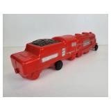EMPIRE Vintage Red Blow Mold Toy Train Engine on Wheels