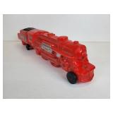 EMPIRE Vintage Red Blow Mold Toy Train Engine on Wheels
