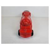 EMPIRE Vintage Red Blow Mold Toy Train Engine on Wheels