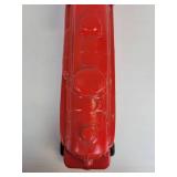 EMPIRE Vintage Red Blow Mold Toy Train Engine on Wheels