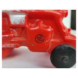 EMPIRE Vintage Red Blow Mold Toy Train Engine on Wheels
