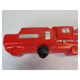 EMPIRE Vintage Red Blow Mold Toy Train Engine on Wheels