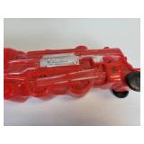EMPIRE Vintage Red Blow Mold Toy Train Engine on Wheels