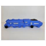 EMPIRE Vintage Blue Blow Mold Toy Train Engine on Wheels