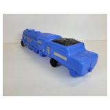EMPIRE Vintage Blue Blow Mold Toy Train Engine on Wheels