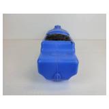 EMPIRE Vintage Blue Blow Mold Toy Train Engine on Wheels