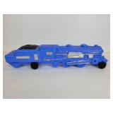 EMPIRE Vintage Blue Blow Mold Toy Train Engine on Wheels