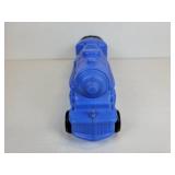 EMPIRE Vintage Blue Blow Mold Toy Train Engine on Wheels