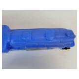 EMPIRE Vintage Blue Blow Mold Toy Train Engine on Wheels