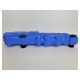 EMPIRE Vintage Blue Blow Mold Toy Train Engine on Wheels