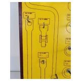 Vintage Crescent Tools Pegboard