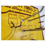Vintage Crescent Tools Pegboard
