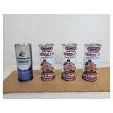Lot of (4) Motor Oil Pint Cans - (3) Wynn