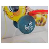 Pair of New Old Stock Fisher-Price Queen Buzzy Bee Pull-Behind Toys