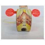 Pair of New Old Stock Fisher-Price Queen Buzzy Bee Pull-Behind Toys