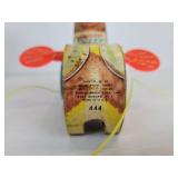 Pair of New Old Stock Fisher-Price Queen Buzzy Bee Pull-Behind Toys