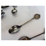 Lot of Collector Spoons - Some Silverplated