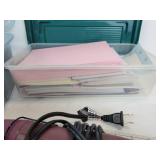 Lot of Stamping Supplies and Accessories, Ink Pads, Stamp Scrubber, Paper Stock, Glitter, and More!